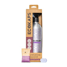 Load image into Gallery viewer, Full Cleaning Pack ECOKAPS Dissolvable Cleaning Bottle Kit New Zealand, multipurpose cleaner aluminium bottle kits