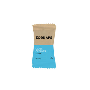 Glass Cleaner Tablets ECOKAPS Dissolvable Cleaning Tablet New Zealand, refill tablet sachet