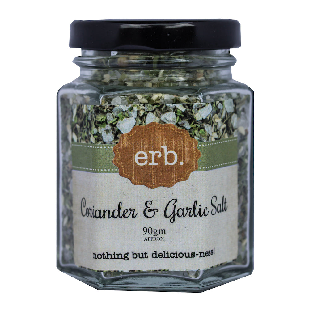 Coriander_Garlic Salt Jar_Erb_Dried Herbs_New Zealand