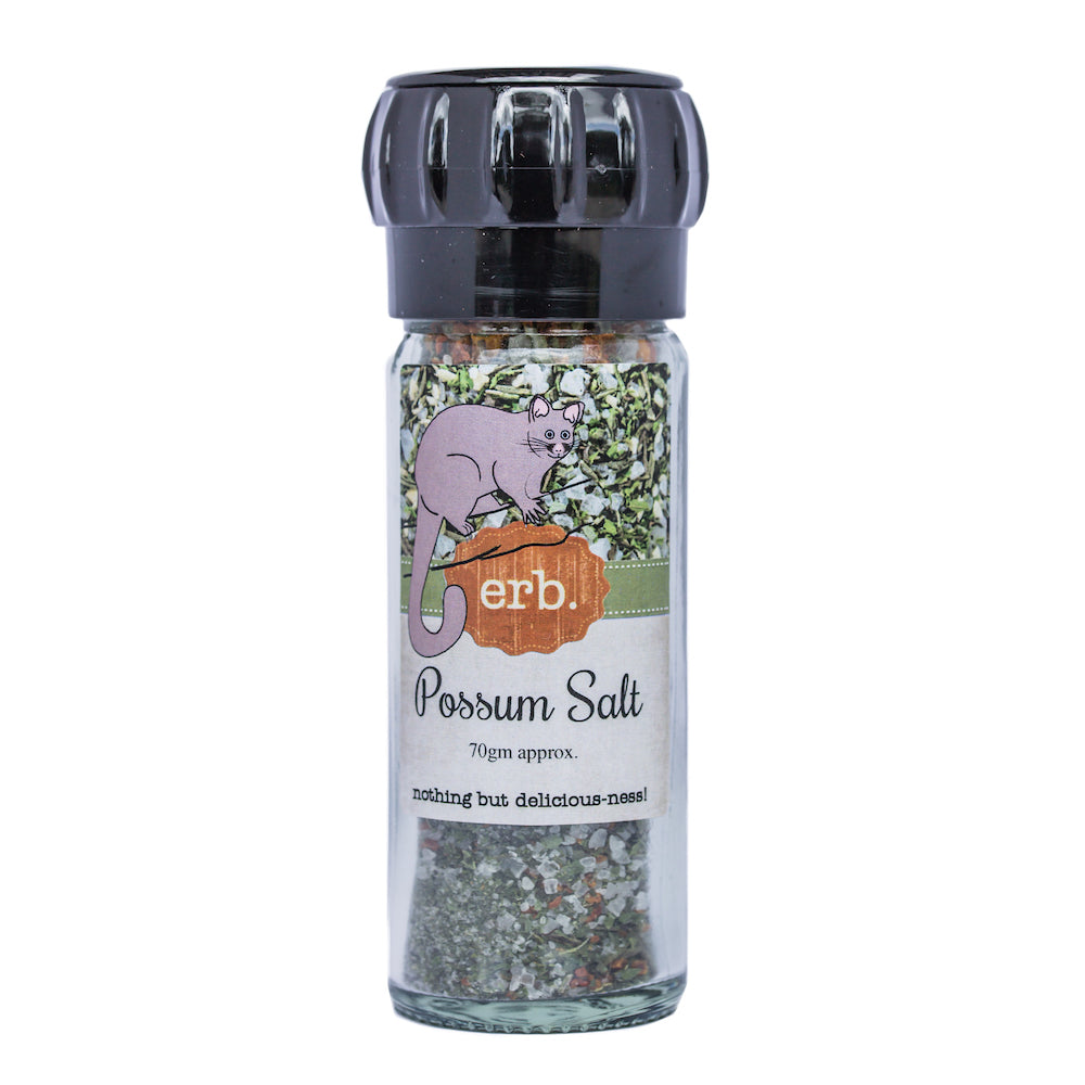 Possum Salt Grinder, Erb, Dried Herb Products, New Zealand